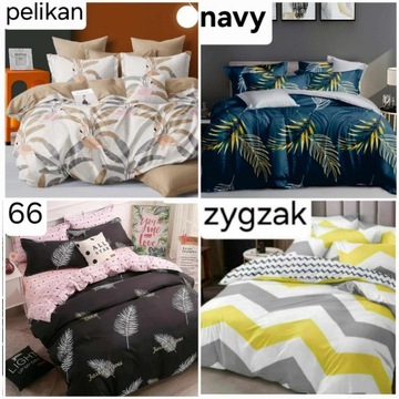 POŚCIEL 160x200 + 2 poszewki KOMPLET WZORY