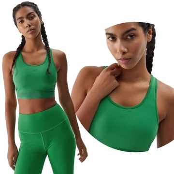 BIUSTONOSZ SPORTOWY DAMSKI 4F STANIK TOP TRENINGOWY NA SIŁOWNIĘ SS24F705