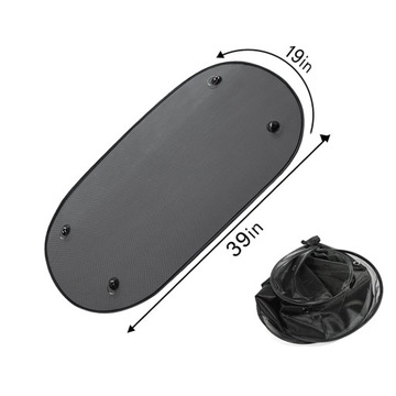 ПРАКТИЧЕСКИЙ СОЛНЦЕЗАЩИТНИК 39*19 ДЮЙМОВ ДЛЯ ВЕТРОВОГО СТЕКЛА АВТОМОБИЛЯ