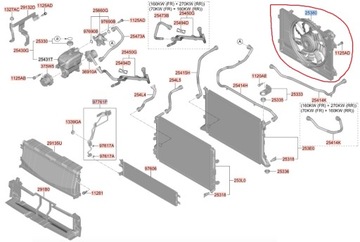 VĚTRÁK VENTILÁTOR KIA EV6 NOVÝ ORIGINÁLNÍ