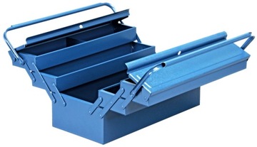Skrzynka metalowa 5 części 555x210x220 mm