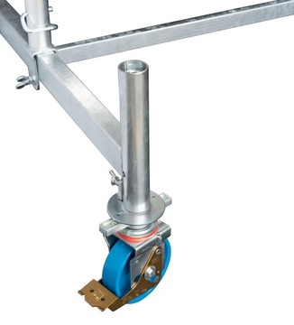 Регулируемый опорный каток Krause Climtec 150 мм.