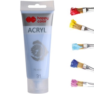 Happy Color FARBA AKRYL 75 ml Niebieski Gołębi 31