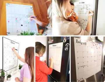 Planer suchościeralny miesięczny|40cm| NA LODÓWKĘ