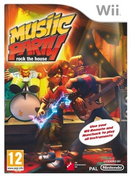 Gra towarzyska MUSIIC PARTY ROCK THE HOUSE WII