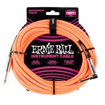 Kabel gitarowy ERNIEBALL EB6084 Kabel instumentalny 5,5 mb