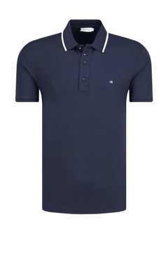 CALVIN KLEIN KOSZULKA POLO REFINED PIQUE LOGO S