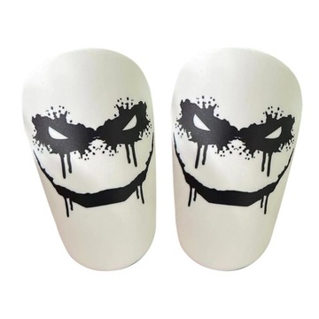 2x Mini piłkarskie nagolenniki Nakolanniki Nagolenniki dla chłopców uprawiających sport na świeżym powietrzu 8 cm x 5 cm
