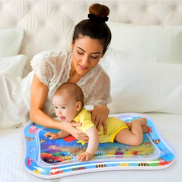 НАДУВНОЙ ВОДНО-СЕНСОРНЫЙ КОВРИК ДЛЯ ДЕТСКОГО И МЛАДЕНЧЕСКОГО БАССЕЙНА 65X48