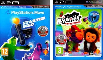 КОМПЛЕКТ PLAYSTATION MOVE, КОНТРОЛЛЕР PS3, ИГРОВАЯ КАМЕРА