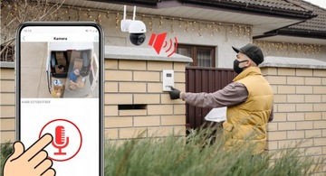 BEZPRZEWODOWA KAMERA WIFI OBROTOWA 2MPX FULL HD