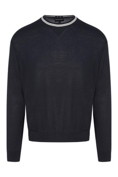 Emporio Armani sweter niebieski rozmiar XXL