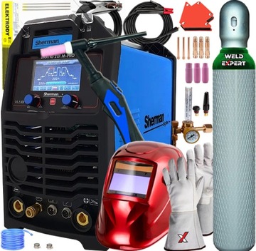 SPAWARKA INWERTEROWA SHERMAN DIGITIG 201 M-PRO AC/DC TIG HF PULS 4T 200A