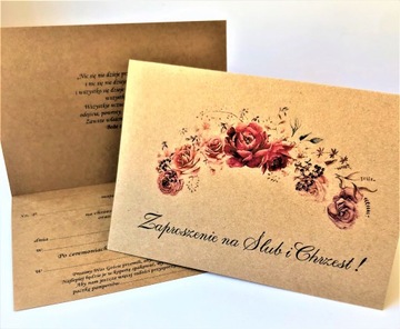 ZAPROSZENIA NA ŚLUB I CHRZEST zaproszenia chrzciny