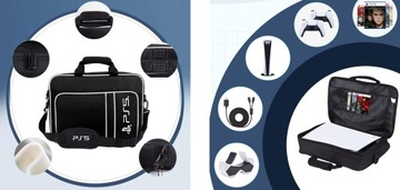 ДОРОЖНАЯ СУМКА ДЛЯ КОНСОЛИ PLAYSTATION PS5 PS4, УДАРОЗАЩИТНАЯ ВОДОНЕПРОНИЦАЕМАЯ