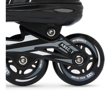 Роликовые коньки Роликовые коньки 4в1 Регулируемые CROXER Optima Black 39-42