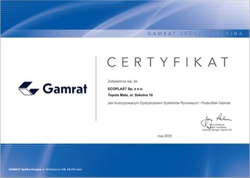 hak uchwyt do rynna rynny PCV 125mm CZARNY CZERŃ