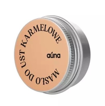 AUNA MASŁO DO UST KARMELOWE REGENERUJĄCE OCHRONNE BALSAM W PUSZCE 15ML