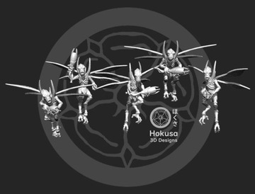 Flying Bug Warrior Infantry model pasuje do gry StarWars Legion