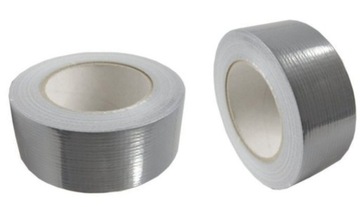 48mm/25y BARDZO MOCNA TAŚMA KLEJĄCA Duct Tape ZBROJONA SZARA