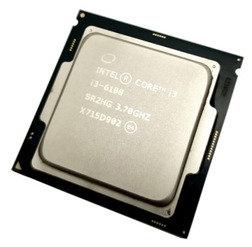 Процессор Intel Core i3-6100, 3,70 ГГц, SR2HG, s1151