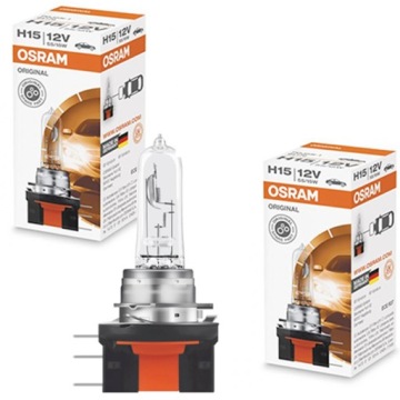 Osram 2x Halogenová žárovka H15 15/55W Original