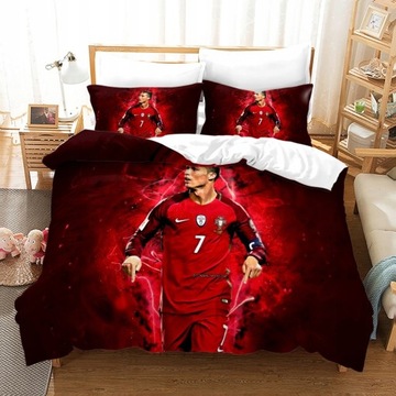 3D KOMPLET POŚCIELI CRISTIANO RONALDO 140x200