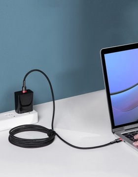 Кабель BASEUS USB-C — USB-C Cafule QC 3.0 100 Вт, 2 м