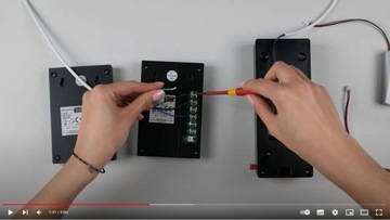 Домофон громкой связи на две семьи с 2 RFID-наушниками