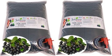 ARONIA SOK 2x 10l 100% Do Herbaty Deserów Świeży Zawiera Witaminy
