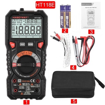 РУЧНОЙ МУЛЬТИМЕТР ЦИФРОВОЙ ИЗМЕРИТЕЛЬ НЕПРЕРЫВНОСТИ НАПРЯЖЕНИЯ RMS NCV АВТОВОЛЬТМЕТР