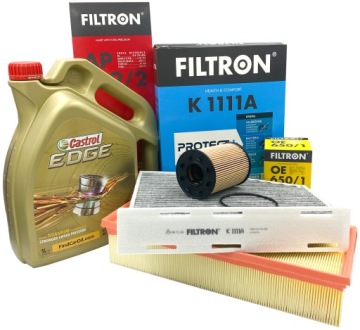 ZESTAW FILTRÓW VW PASSAT B6 1.9 2.0 TDI + CASTROL