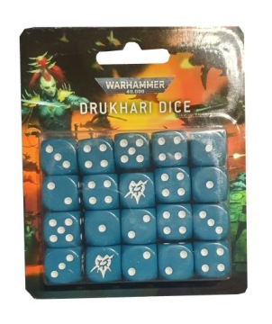 Warhammer 40000: Набор кубиков Друкхари