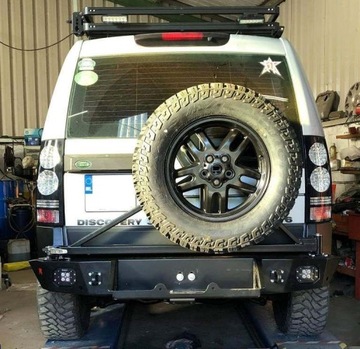 Land Rover Discovery 3 4 zderzak stalowy tył WINDA