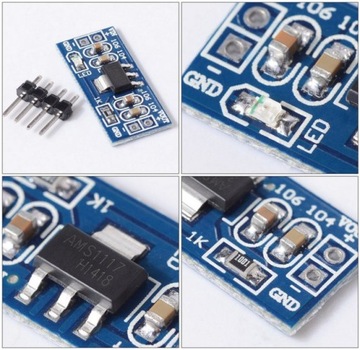 Moduł zasilania LM1117 3.3V stabilizator ARDUINO