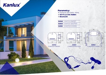Реле KANLUX SMART S SWITCH для роллет и жалюзи
