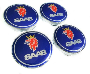SAAB DEKIELKI KAPSLE DEKLE ALUFELG 60mm/56mm 4SZT