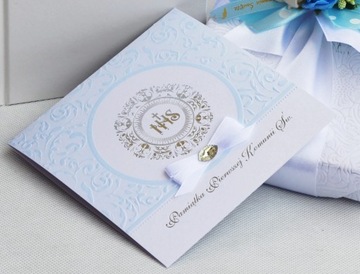 Elegancki Prezent na Komunię Św. Pismo Pamiątka