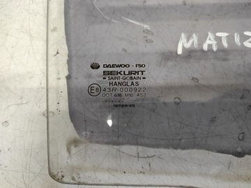 DAEWOO MATIZ M100 98- SKLO (OKNO) PRAVÁ ZADNÍ