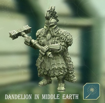 Dwarven King on Metal Mountain #1- DIME