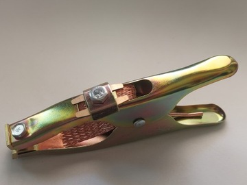 Зажим POLAR GRASS ЛАТУНЬ 300А КАЧЕСТВО!