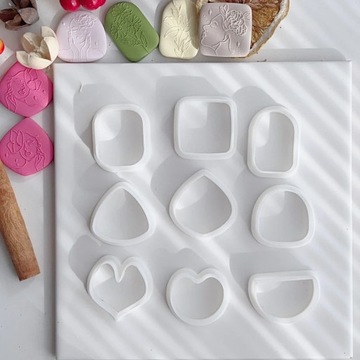 Мини-элементальный резак Gumdrop с закругленными углами, лунный ромб, форма пончика, пол