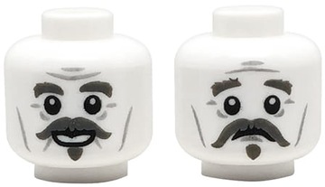 Lego głowa / główka figurki dwustronna 3626cpb2162