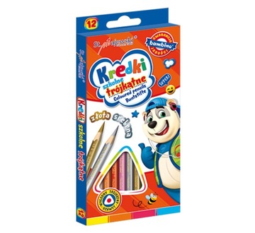 Треугольные школьные мелки St. Majewski Bambino a'12