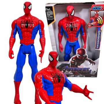 DUŻA FIGURKA SPIDER-MAN DŹWIĘK ŚWIATŁO INTERAKTYWNA SPIDERMAN DLA DZIECI