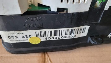 435/16 PŘÍSTROJOVÁ DESKA Z TACHOMETR 1.9 TDI AUDI A4 B5 FACELIFT