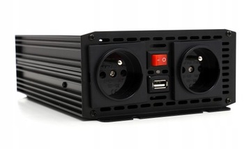Przetwornica samochodowa napięcie 700W 12V - 230V na USB reduktor napięcia