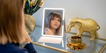 Lusterko LED do makijażu Humanas HS-ML02 przenośne