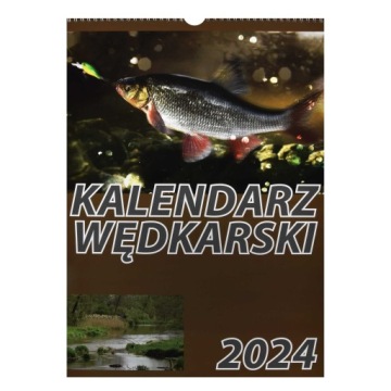 Kalendarz wędkarski ścienny 2024