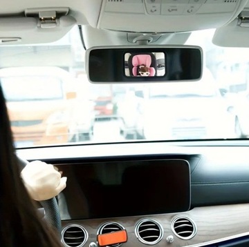 Автомобильное зеркало для ребенка в машину, 20х30 см, безопасное для наблюдения.